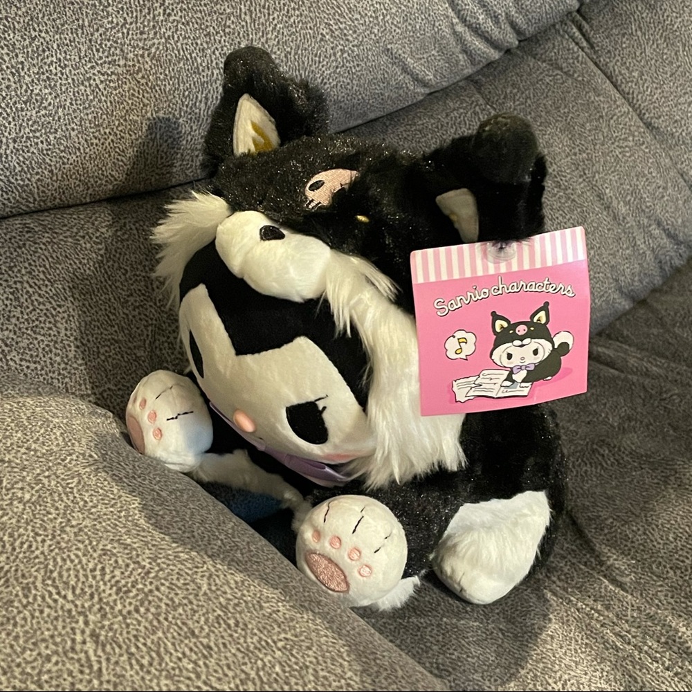 Kuromi Bean Plush x Dog Cosplay Costume